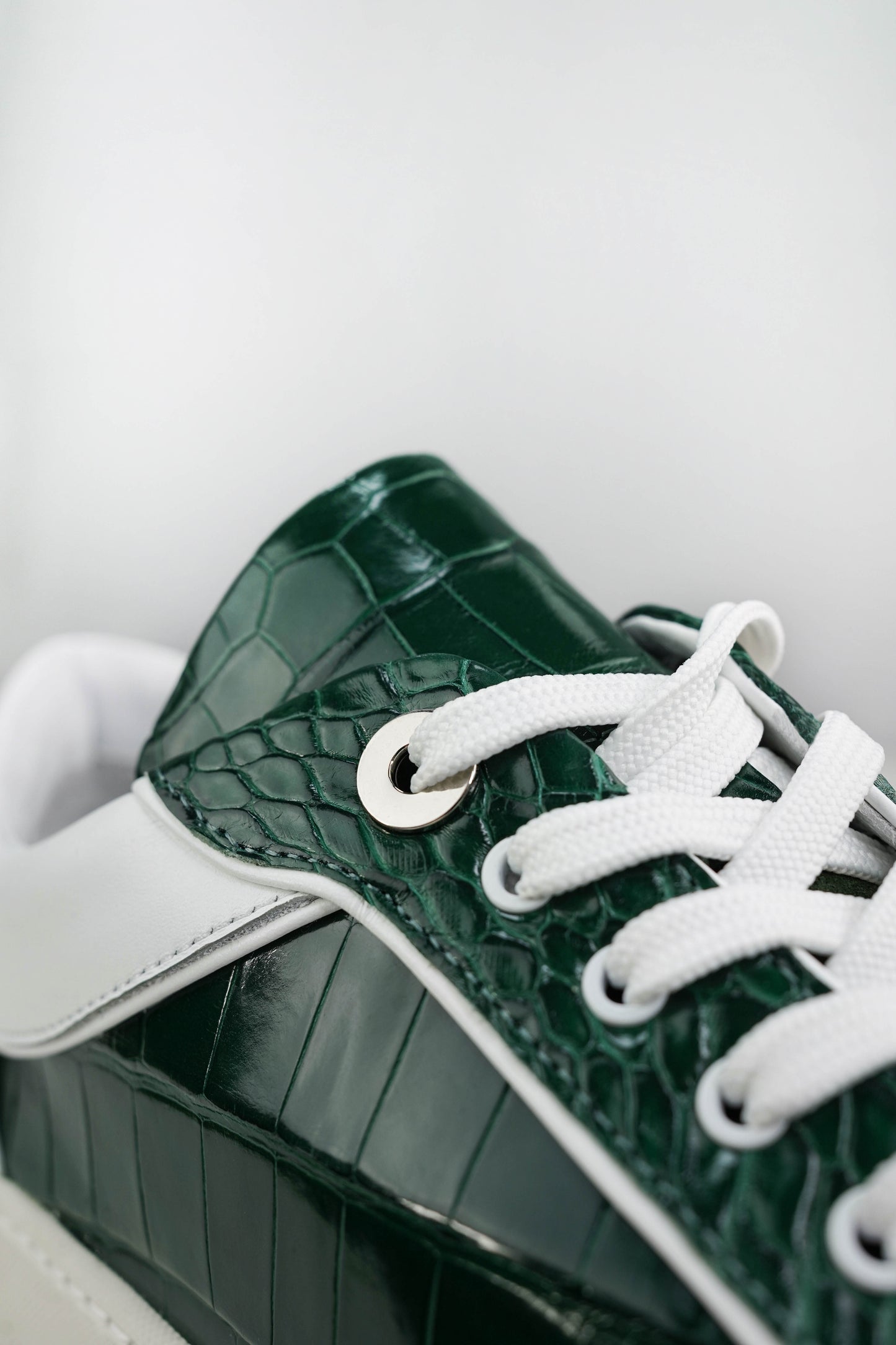 Sneakers Green Croco
