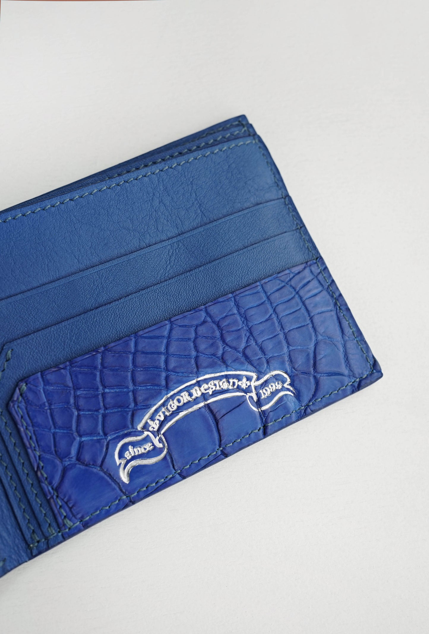 Wallet Skyblue Croco