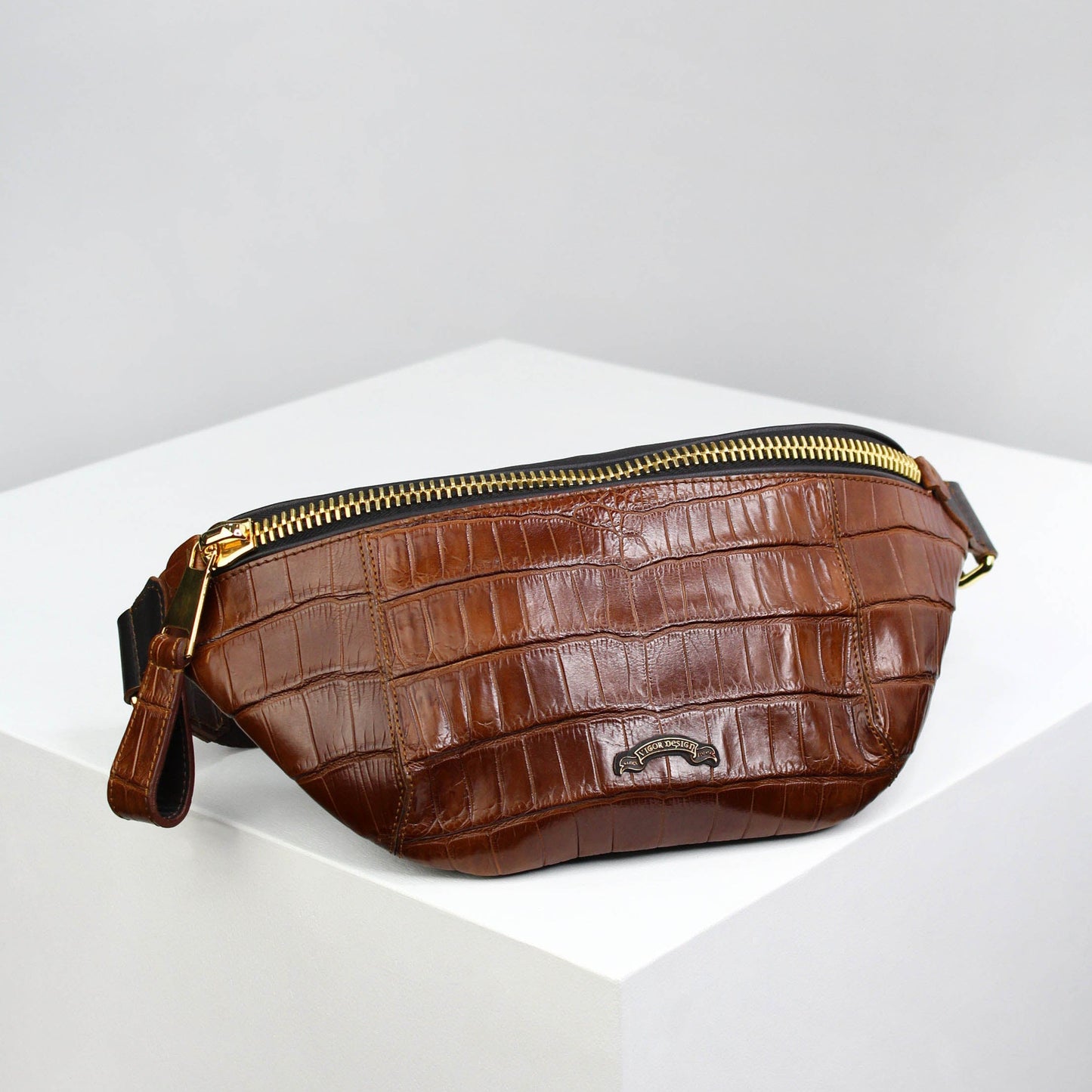 Waist Bag Bronze Toffee Croco