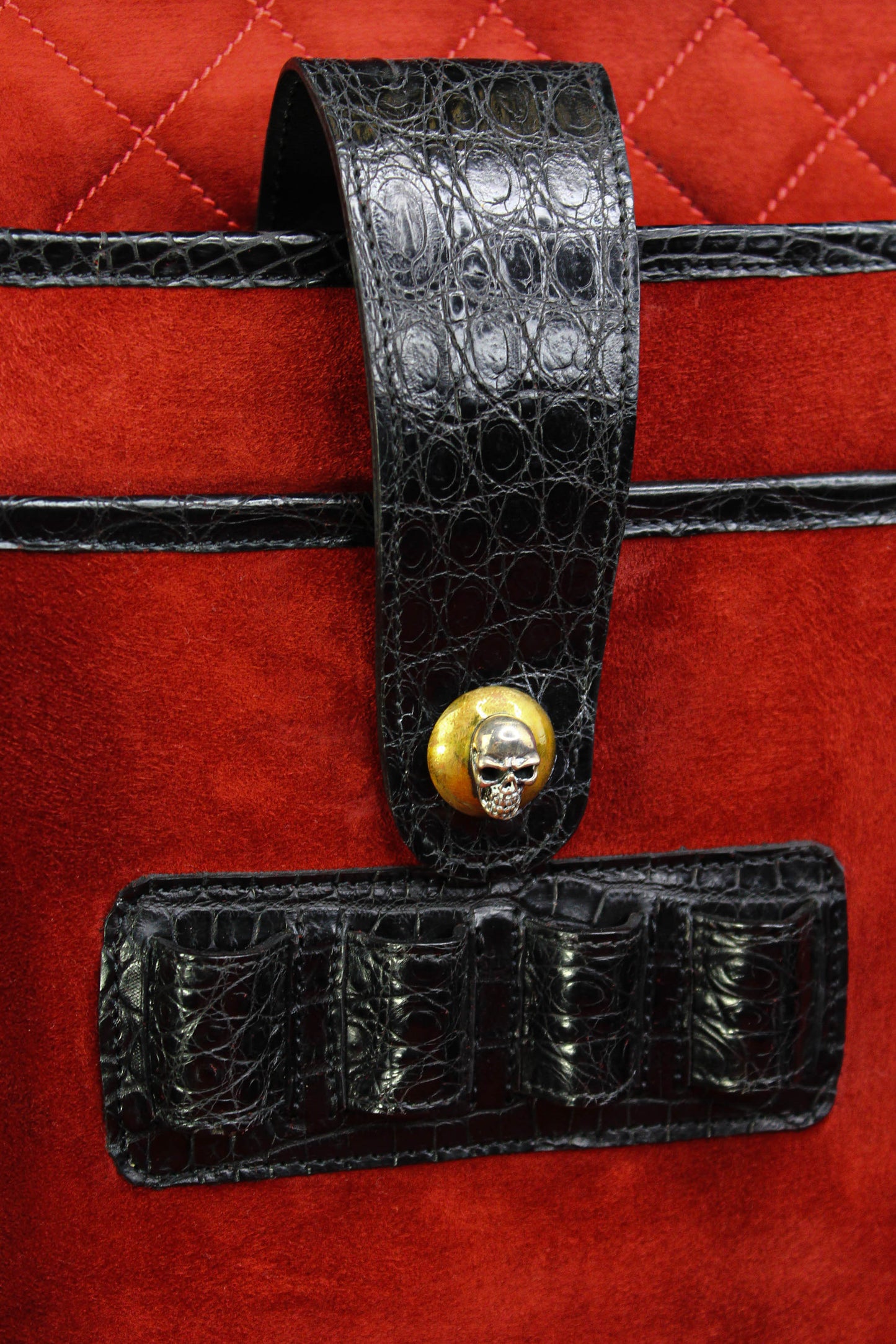 Briefcase Noe Black Croco