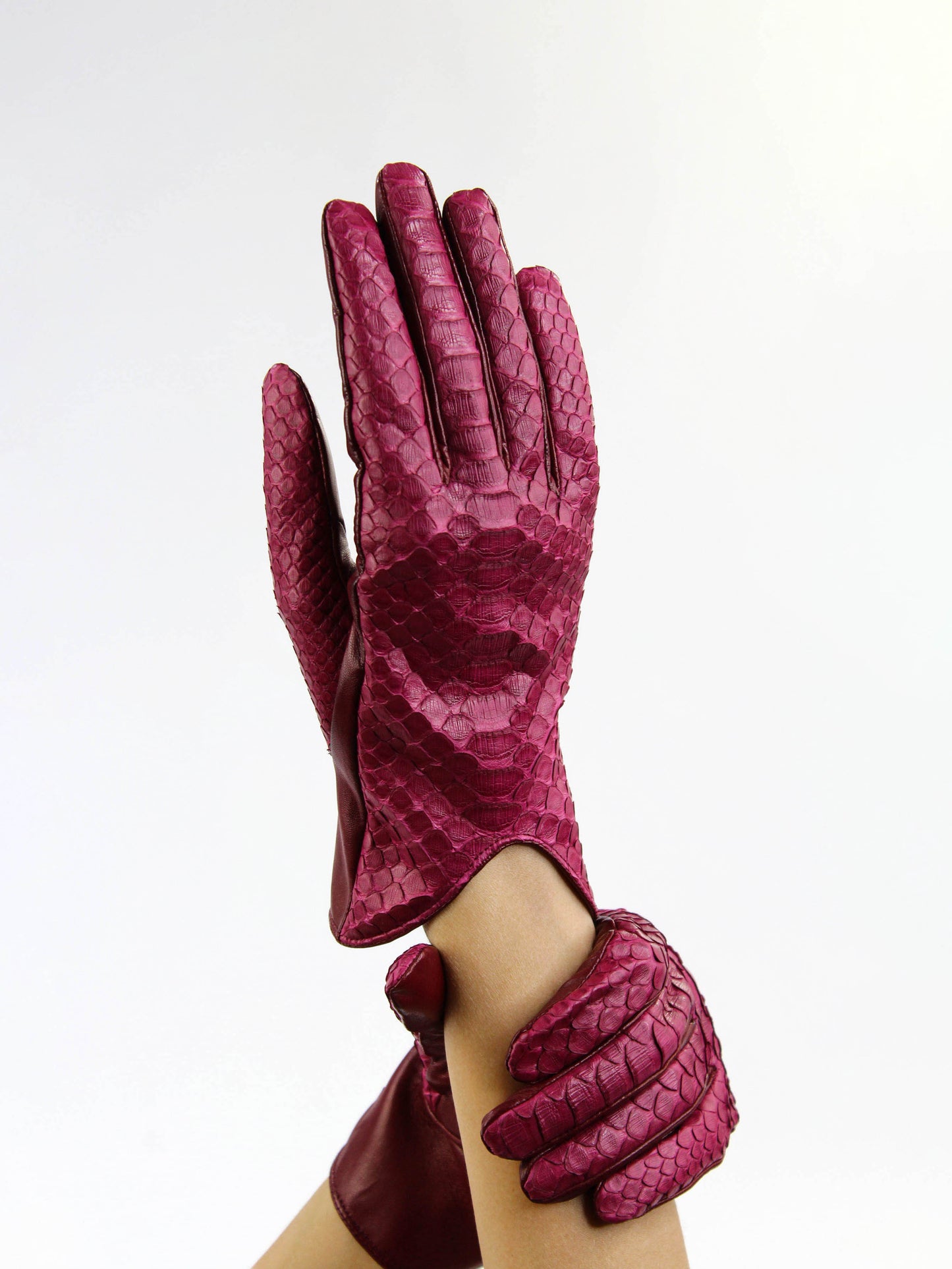 Raspberry python gloves