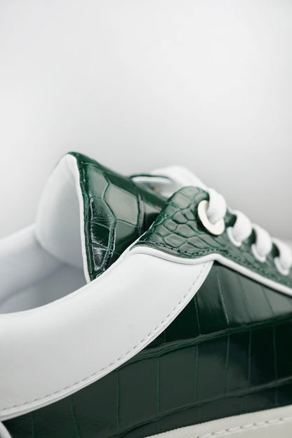 Sneakers Green Croco